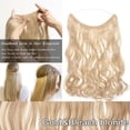 thumbnail image 2 of Extensions de Cheveux Invisibles en Fil Synthétique, 2 of 5
