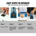 thumbnail image 5 of VEVOR 16" Impulse Sealer, Manual Poly Bag Heat Sealing Machine with Adjustable Temperature - Ideal for PE, PP, Mylar, and Shrink Wrap Bags, Includes Extra Replacement Kit, 5 of 12