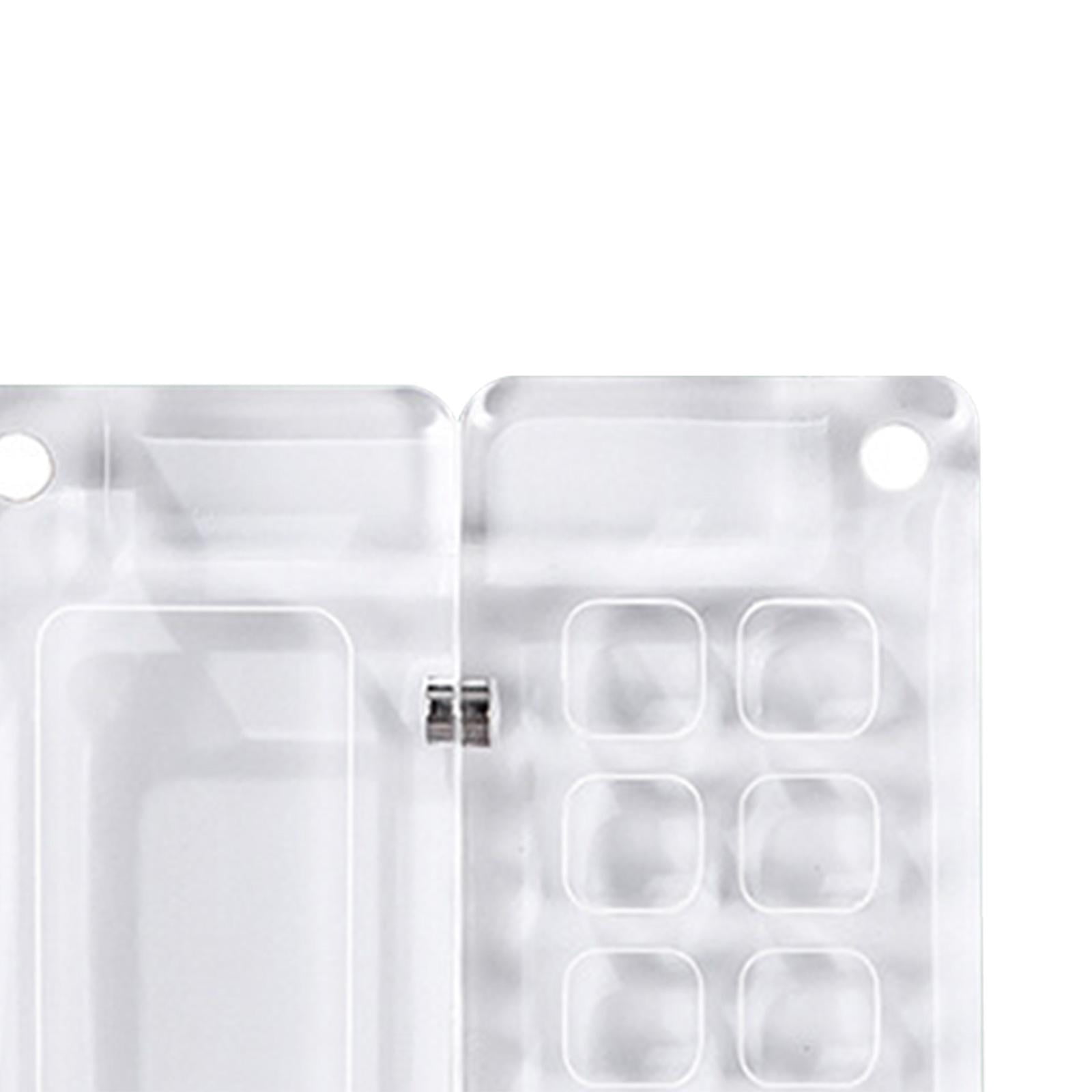 Milageto 4xWatercolor Palette,Paint Tray,Acrylic for Oil Painting Paint Box Artists Portable Professional Paint Pallet Empty Palette Box