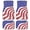 Retro Wavy American Flag, variant on Renewold Car Floor Mats 4 Pack Universal Fit Front & Rear Rubber Auto Rugs Full Set, Car Interior Decoration for SUV Van Truck Sedan, Highland Cow Sunflower Black