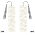 thumbnail image 2 of Kdxio White Rabbit Print Metal Tassel Bookmarks,Perfect Gift for Art Lovers and Bookworms Metal Bookmarks for Women, 2 of 8