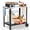 Silver, variant on Outdoor Grill Cart with Wheels, Rolling Dining Table for Blackstone Griddle Stand, BBQ Kitchen Food Prep Table for Party