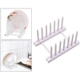 thumbnail image 4 of Organizador de tapas para ollas y sartenes, escurridor para platos de cocina blanco, 4 of 7