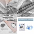 thumbnail image 6 of Gray Waves Coastal Blackout Curtains for Bedroom, Grey Ombre Summer Beach Oceans Room Darkening Window Drapes for Living Room, Thermal Insulated Grommet Curtains, 27.5x39 inch, 2 Panels, 6 of 9