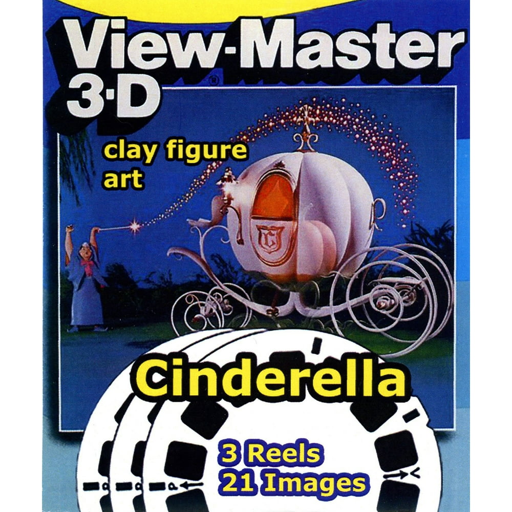 Cinderella - Clay Figure Art - Disney's Classic ViewMaster - 3 Reel set - Walmart.com - Walmart.com