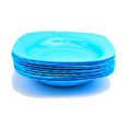 thumbnail image 2 of 10 Platos Sopero Cuadrado Liso De Plastico Colores 20 X 3.5 azul GE Sopero, 2 of 2