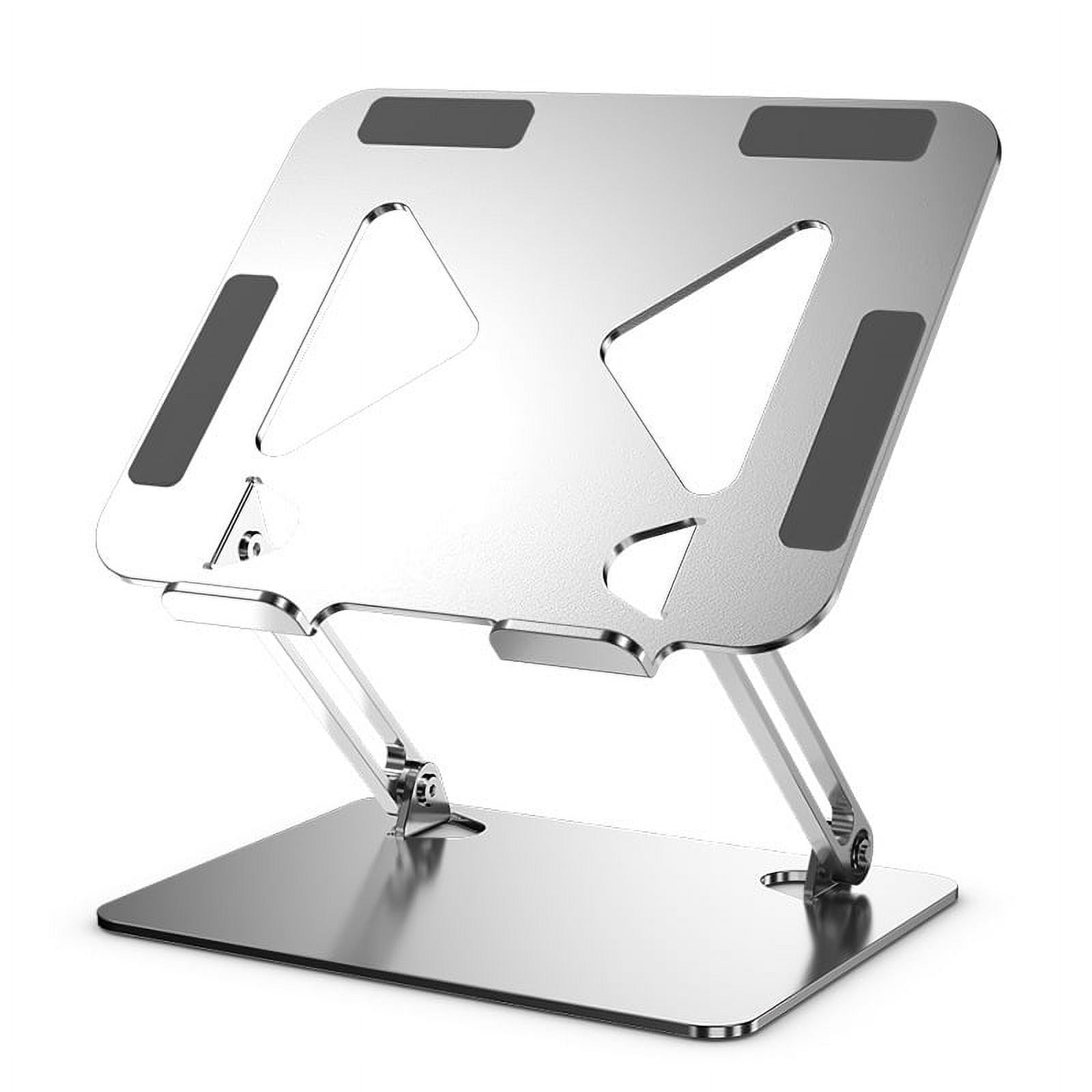 Wehilion Adjustable Computer Stand for Laptop,Portable Laptop Stand,Ergonomic Notebook Riser with Heat-Vent,Multi-Angle Elevator for 10"-17" Laptop,Tablet,Graphics Drawing Tablet