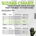 thumbnail image 3 of HIRZL Men's Golf Gloves - Grippp Fit, Premium Leather, White/Black, Swiss Design, 3 of 4