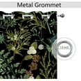 thumbnail image 6 of Botanical Blackout Curtains for Bedroom Black Out Farmhouse Rustic Floral Botanical Black Curtains for Living Room Darkening Grommet Window Treatments 2 Panels Set-52"W x 96"L (Pack of 2), 6 of 7