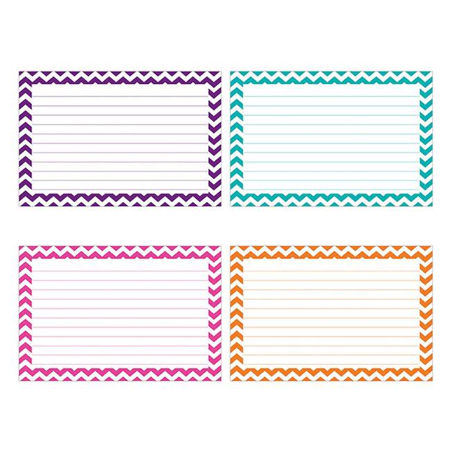 Border Index Cards 4 X 6 Lined - Walmart.com