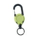 thumbnail image 5 of Llavero retráctil con carrete para llaves, cable telescópico, clip para llavero, mosquetón, llaveros verde, 5 of 9