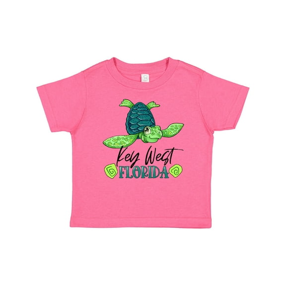 Inktastic Key West, Florida Happy Sea Turtle Boys or Girls Baby T-Shirt