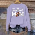 thumbnail image 6 of Karight Women's Football Mom Graphic Crewneck Sweatshirt Long Sleeve Casual Pullover Top, 6 of 6