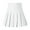 White, variant on Bouanq Girls Women High Waisted Plain Pleated Skirt Skater Tennis School Uniforms A-line Mini Skirt Lining Shorts