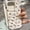 White, variant on Textured Meteorite Cherry Case, 3D Crinkle Meteorite Cherry Phone Case Compatible with iPhone 13-17 Pro Max, Slim Protective Stylish Girly Cover (for 17Air,White)