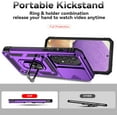 thumbnail image 6 of for Samsung Galaxy A35 5G Case with Slide Camera Cover HD Screen Protector [Military Grade 16ft. Drop Tested] Magnetic Ring Holder Kickstand Protective Phone Case for Galaxy A35 5G 2024, Purple, 6 of 18