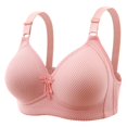 thumbnail image 3 of ALLLIST Red Bras for Women Plaid No Wire Bralette Seamless T Shirt Women's Lingerie Size 38-44, 3 of 4