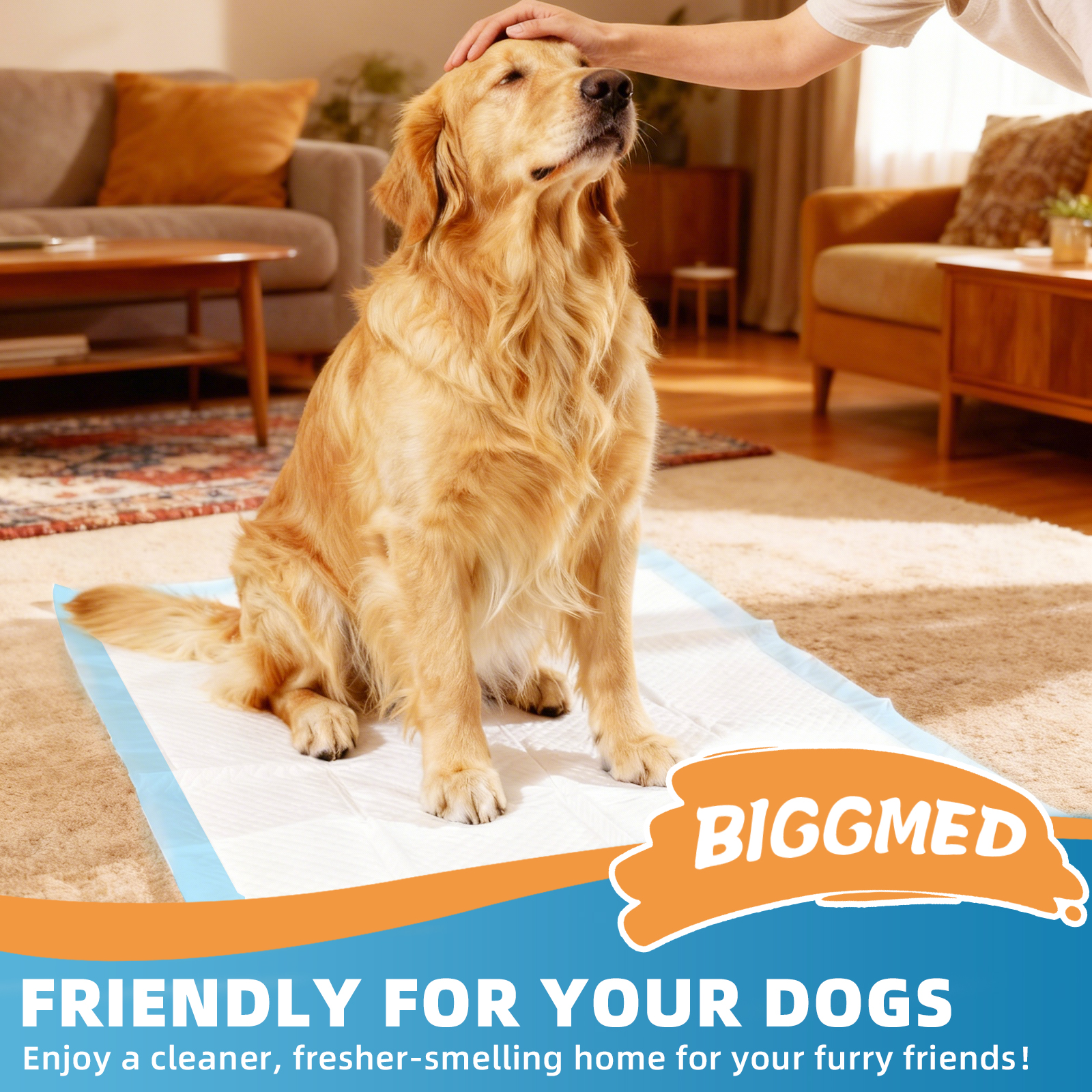BIGGMED Puppy Pads, 28" x 34", 50ct, Extra Large photo 7