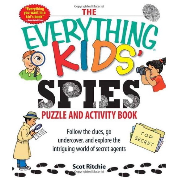 Pre-Owned The Everything Kids' Spies Puzzle & Activity Book: Follow the clues, go undercover, and explore the intriguing world of secret agents (Paperback) 159869409X 9781598694093
