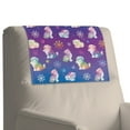 thumbnail image 2 of COEQINE Non-Slip Recliner Headrest Protector Faux Leather Recliner Headrest Covers Head Rest Covers with Adhesive Backed Hook and Loop Straps, 17x27 Inch, Christmas Cat Snowflake Colorful, Set of 3, 2 of 7