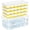 Yellow, variant on NFK Ice Cube Tray with Lid & Bin - 4 Pack 48 Cubes Stackable Silicone Trays for Freezer with Storage Container, Leak-Proof Lids, BPA-Free, Easy Release for Kitchen, RV, Party, Cocktail & Coffee