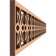 thumbnail image 3 of Ekena Millwork 46 3/8"W x 4"H x 3/8"T Daisy Fretwork Moulding, Alder, 3 of 13