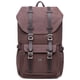 thumbnail image 1 of Mochila de viaje escolar KAUKKO para universidad flexible con portátil para 15 ", 22L (lienzo / café) KAUKKO E5-1-coffee, 1 of 6