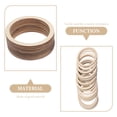 thumbnail image 4 of Miangastore Unfinished Wood Circle Round Disc Wooden 20Pcs 2.95In, 4 of 8