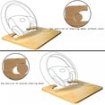 thumbnail image 5 of Costyle Car Bamboo Steering Wheel Desk for Laptop, Multipurpose Travel Car Accessories, Car Seat Stand Trays for Eating, 5 of 5