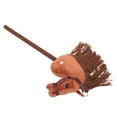 thumbnail image 1 of Lifelike Plush Horse Stick Toy With Neighing Sounds Adorable Appearance Soft Plush, 1 of 8