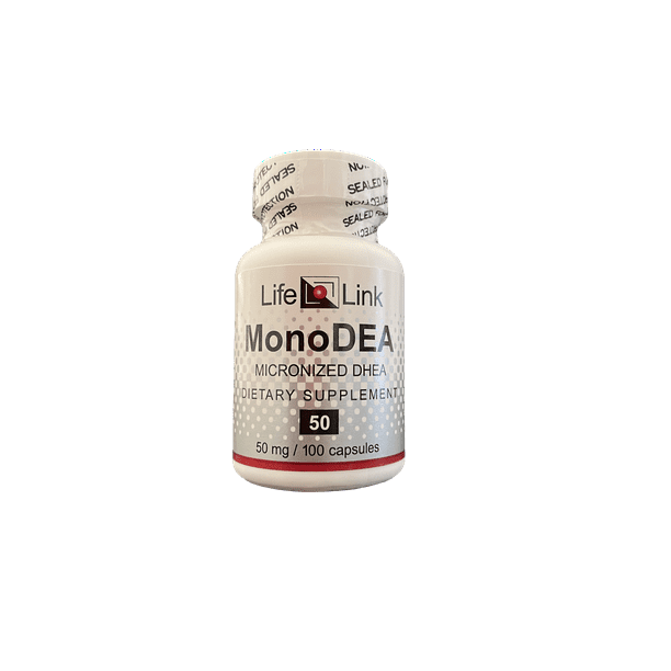 LifeLink's DHEA MonoDEA (dehydroepiandrosterone) 50 mg x 100 capsules