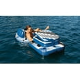 thumbnail image 6 of Intex Mega Chill 2 Cooler - Inflatable Floating Water with Cup Holders and Quick Connects - River Lake Pool, 6 of 9