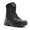 BLACK-LEATHER, variant on Men's Military Tactical Work Boots Side Zipper Leather Motorcycle Combat Boots