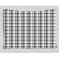 thumbnail image 1 of Plaid Tapestry, Black and White Tartan Pattern Graphic Grid Art Design with Traditional Influences, Wall Hanging for Bedroom Living Room Dorm Decor, 60W X 40L Inches, Black White, by Ambesonne, 1 of 2