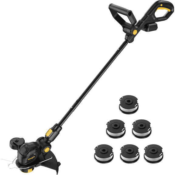 3 in 1 Cordless Weed Eater Compatible with DEWALT 20V MAX Battery,12" String Trimmer Edger & Mini Mower, 8500RPM Auto Feed Weed Wacker w/Adjustable Handle (Tool Only)