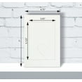 thumbnail image 2 of Better Office Products Paper Picture Frames for 4 x 6 Inch Inserts, 50 Pack, Heavy Cardstock Photo Frame with Easel, Standing Paper Frames (White), 2 of 5