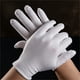 thumbnail image 4 of Cheap!Maojin Paquete de 6 guantes de algodón blancos para manos secas, guantes de humedad durante la noche, guantes de spa, guantes blancos para mujeres y hombres, 4 of 7
