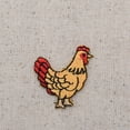 thumbnail image 2 of Small Farmhouse Chicken Hen - Iron on Applique/Embroidered Patch, 2 of 2