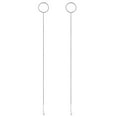 thumbnail image 1 of 2Pcs Crochet Needle for Sewing Accessories and Making Rugs Silver, 1 of 8