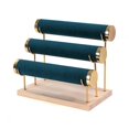 thumbnail image 1 of Solid Wood Display Stand Jewelry Rack Storage Holder Wood For Bracelets Watches, 1 of 7