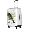 thumbnail image 3 of Leaf Initial Name X White Luggage Cover Elastic Washable Stretch Suitcase Protector Anti-Scratch Travel Suitcase Cover for Kid and Adult XL (Fit 29-32 inch suitcase), 3 of 6