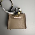 thumbnail image 1 of Leather Lock Motif Keychain, Earphone Design Car Chain Clip For Women - Valentine's Gift, 1 of 10