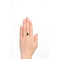 thumbnail image 2 of RYLOS Rings for Women 14K Yellow Gold Ring Solitaire 9X7MM Oval Gemstone with Satin Finish Band September Sapphire Jewelry Size 10, 2 of 7