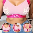 thumbnail image 7 of Xdegoge Sports Bras for Women Plus Size Full Coverage High Support Bra Seamless Liftup Athletic Brassiere Daily Cozy Adjustable Straps Underwear for Yoga, Running, 7 of 7