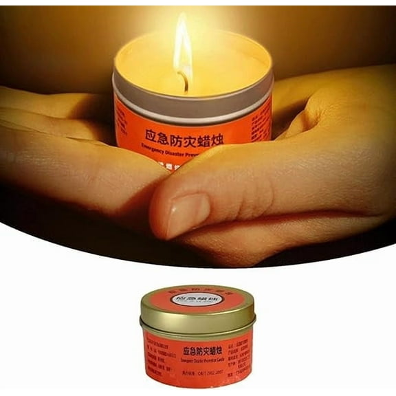 Candles under $5! Yannianjz Emergency Candle, 26-30 Hours Long Burning Survival Candles Soy Wax Candles for Power Outages Survival Outdoor,Jar Candle for Winter Storm Hunting Camp Essentials