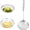 A, variant on Yatlte Solid Stainless Steel Spider Strainer Skimmer Ladle for Cooking and Frying, Kitchen Utensils Wire Strainer Pasta Spoon