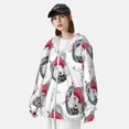 thumbnail image 3 of Fotbe Mignon Chien Caniche Veste de Protection Solaire UPF 50+ pour Hommes et Femmes avec Capuche et Poches Randonnée Performance Extérieure-Grand, 3 of 7