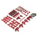 thumbnail image 2 of Vogacara RC Car Swing Arms Steering Cups Upgrades Modificación Piezas de repuesto Kit Accesorios Reemplazo para WLtoys 144001 144002 Kits de construcción modelo Rojo Vogacara FN010016-03, 2 of 6