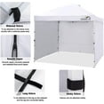 thumbnail image 4 of 10x10 ft Canopy Sidewalls with   & Heat Reflection for - Tent, 4 of 6