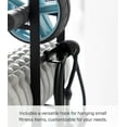 thumbnail image 5 of Yamazaki Home Fitness Equipment Storage Rack, Black, Steel, 5 of 7